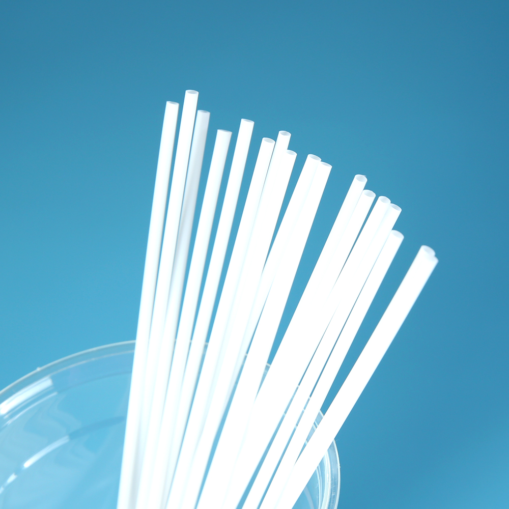 一次性可降解pla彩色吸管透明**包装果汁饮料-聚如如-生物基环保降解